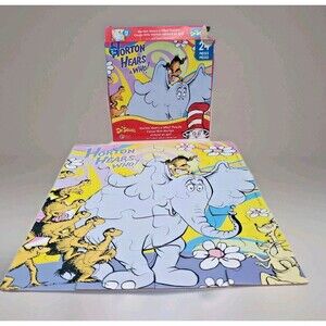 Dr Seuss Horton Hears a Who! Jigsaw  Puzzle 24 pieces; Ages 5+; 9.1” X 10.3”